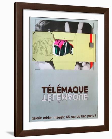 Expo Galerie Maeght 81-Herve Telemaque-Framed Collectable Print