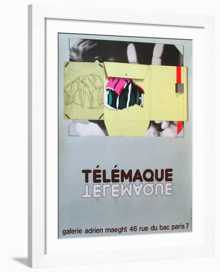 Expo Galerie Maeght 81-Herve Telemaque-Framed Collectable Print