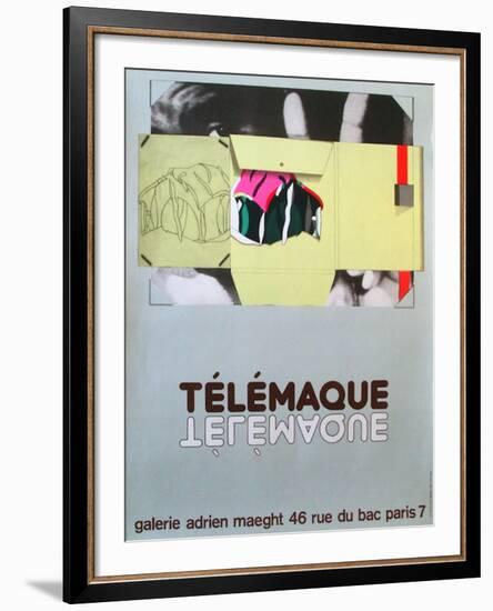 Expo Galerie Maeght 81-Herve Telemaque-Framed Collectable Print