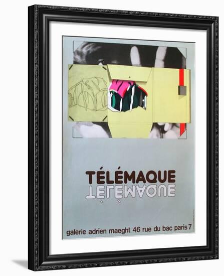 Expo Galerie Maeght 81-Herve Telemaque-Framed Collectable Print