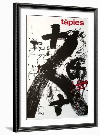 Expo Galerie Maeght 85-Antoni Tapies-Framed Collectable Print