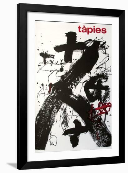 Expo Galerie Maeght 85-Antoni Tapies-Framed Collectable Print