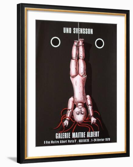 Expo Galerie Maître Albert-Uno George Svensson-Framed Collectable Print