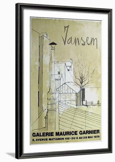 Expo Galerie Maurice Garnier-Jean Jansem-Framed Collectable Print