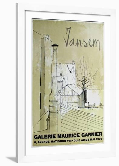 Expo Galerie Maurice Garnier-Jean Jansem-Framed Collectable Print