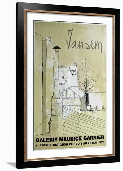 Expo Galerie Maurice Garnier-Jean Jansem-Framed Collectable Print