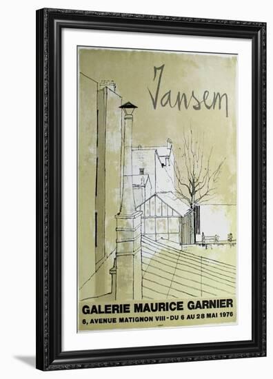 Expo Galerie Maurice Garnier-Jean Jansem-Framed Collectable Print