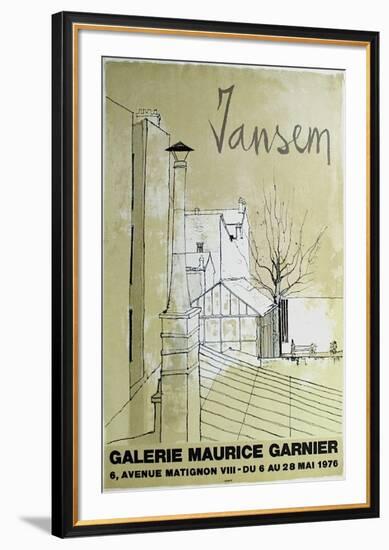 Expo Galerie Maurice Garnier-Jean Jansem-Framed Collectable Print