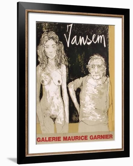 Expo Galerie Maurice Garnier-Jean Jansem-Framed Collectable Print