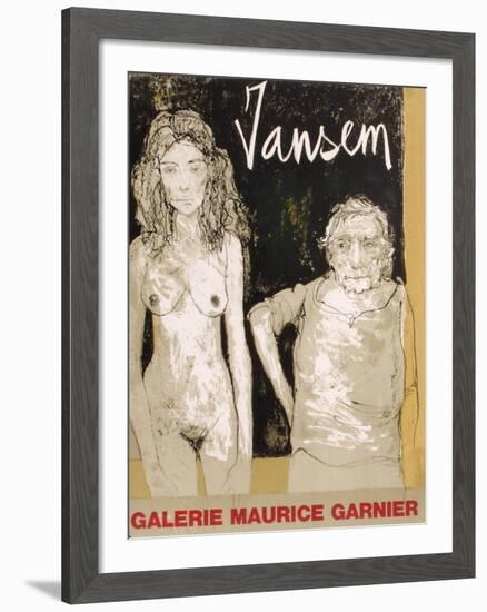 Expo Galerie Maurice Garnier-Jean Jansem-Framed Collectable Print