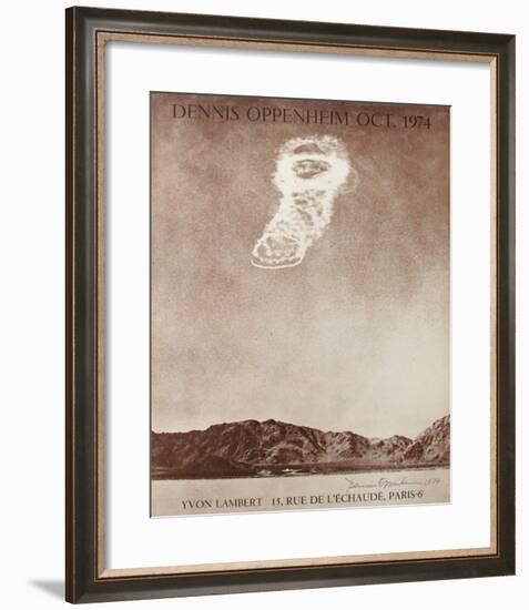 Expo Galerie Yvon Lambert-Dennis Oppenheim-Framed Collectable Print