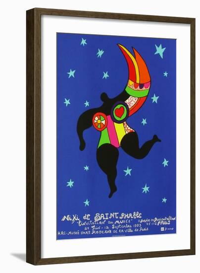 Expo L'Invitation Au Musée-Niki De Saint Phalle-Framed Collectable Print