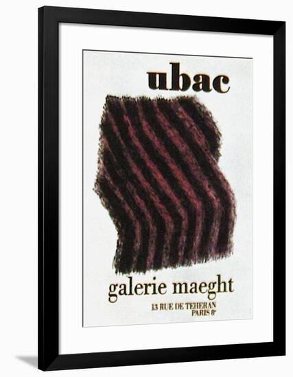 Expo Maeght 72-Raoul Ubac-Framed Collectable Print