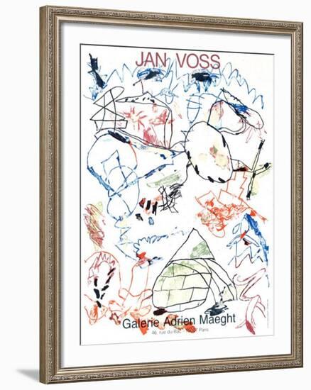 Expo Maeght 82-Jan Voss-Framed Collectable Print