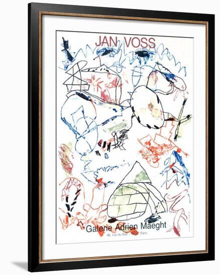 Expo Maeght 82-Jan Voss-Framed Collectable Print