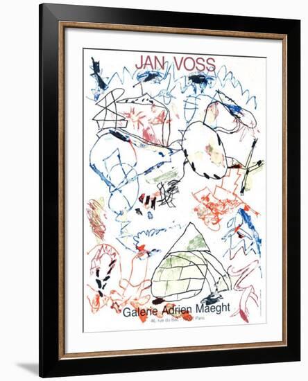 Expo Maeght 82-Jan Voss-Framed Collectable Print