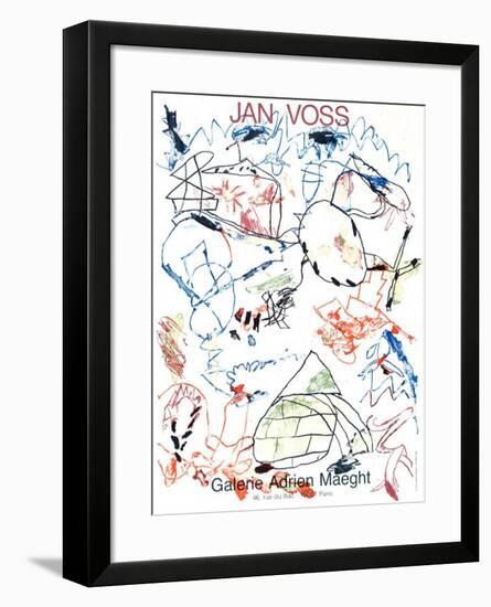 Expo Maeght 82-Jan Voss-Framed Collectable Print