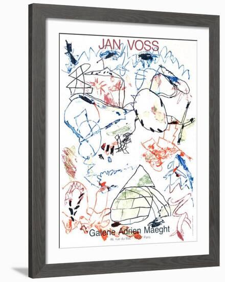 Expo Maeght 82-Jan Voss-Framed Collectable Print