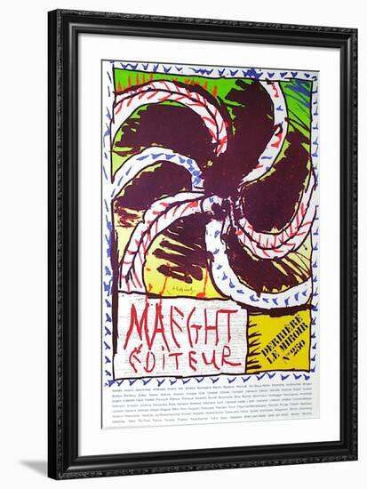 Expo Maeght Editeur-Pierre Alechinsky-Framed Collectable Print