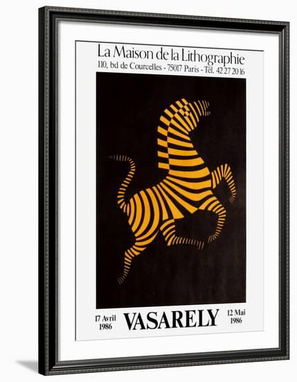 Expo Maison de la Lithographie-Victor Vasarely-Framed Premium Edition