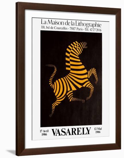 Expo Maison de la Lithographie-Victor Vasarely-Framed Premium Edition