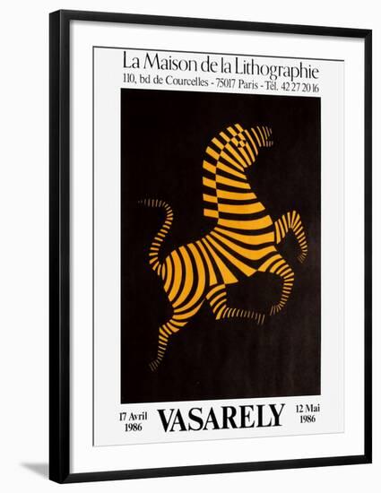 Expo Maison de la Lithographie-Victor Vasarely-Framed Premium Edition