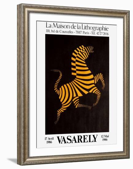 Expo Maison de la Lithographie-Victor Vasarely-Framed Premium Edition