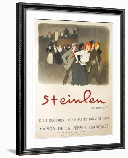 Expo Maison de la Pensée Française-Théophile Alexandre Steinlen-Framed Collectable Print