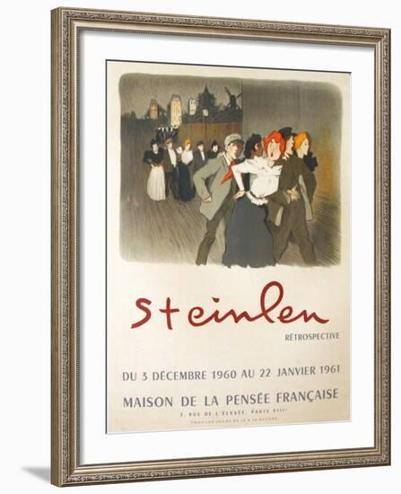 Expo Maison de la Pensée Française-Théophile Alexandre Steinlen-Framed Collectable Print