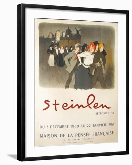 Expo Maison de la Pensée Française-Théophile Alexandre Steinlen-Framed Collectable Print