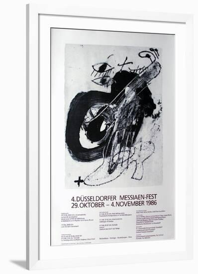 Expo Messiaen Fest-Antoni Tapies-Framed Premium Edition