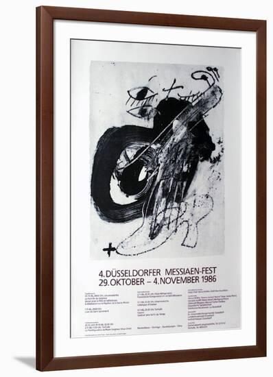 Expo Messiaen Fest-Antoni Tapies-Framed Premium Edition