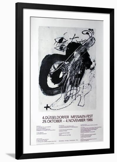 Expo Messiaen Fest-Antoni Tapies-Framed Premium Edition