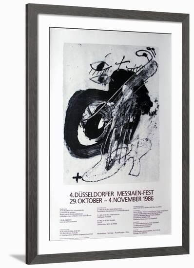 Expo Messiaen Fest-Antoni Tapies-Framed Premium Edition