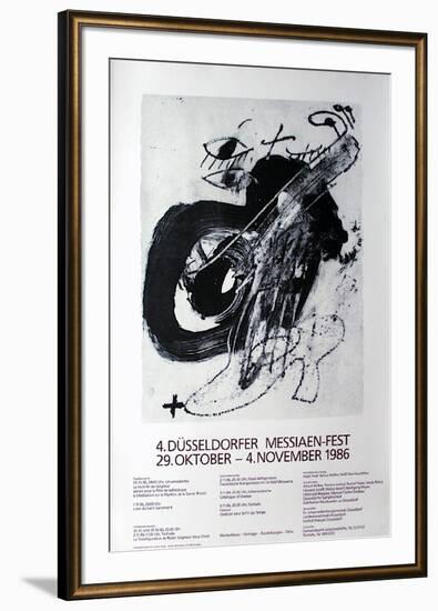 Expo Messiaen Fest-Antoni Tapies-Framed Premium Edition