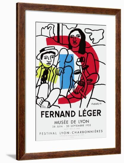 Expo Musée De Lyon-Fernand Leger-Framed Premium Edition