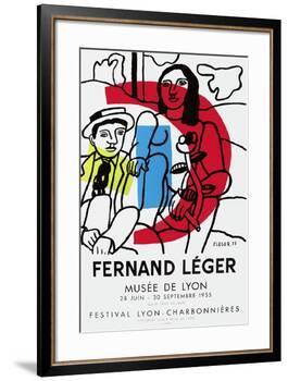 Expo Musée De Lyon-Fernand Leger-Framed Premium Edition
