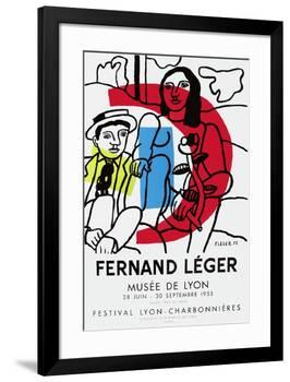 Expo Musée De Lyon-Fernand Leger-Framed Premium Edition