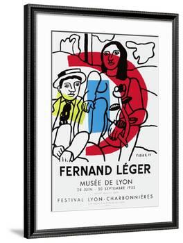 Expo Musée De Lyon-Fernand Leger-Framed Premium Edition