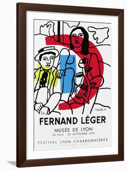 Expo Musée De Lyon-Fernand Leger-Framed Premium Edition