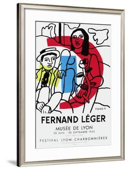 Expo Musée De Lyon-Fernand Leger-Framed Premium Edition