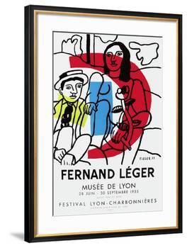 Expo Musée De Lyon-Fernand Leger-Framed Premium Edition