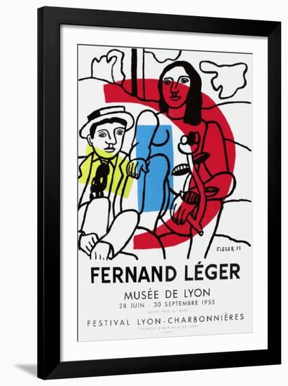 Expo Musée De Lyon-Fernand Leger-Framed Premium Edition