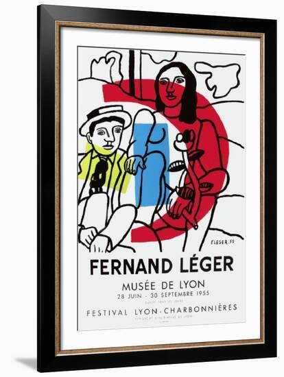 Expo Musée De Lyon-Fernand Leger-Framed Premium Edition