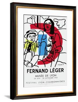 Expo Musée De Lyon-Fernand Leger-Framed Premium Edition