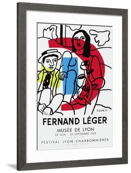 Expo Musée De Lyon-Fernand Leger-Framed Premium Edition