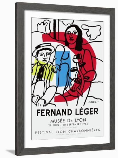 Expo Musée De Lyon-Fernand Leger-Framed Premium Edition