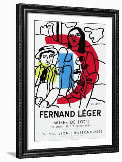 Expo Musée De Lyon-Fernand Leger-Framed Premium Edition