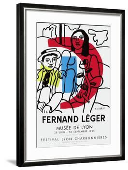 Expo Musée De Lyon-Fernand Leger-Framed Premium Edition
