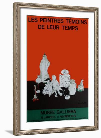 Expo Musée GalIIéra-Jean Jansem-Framed Collectable Print